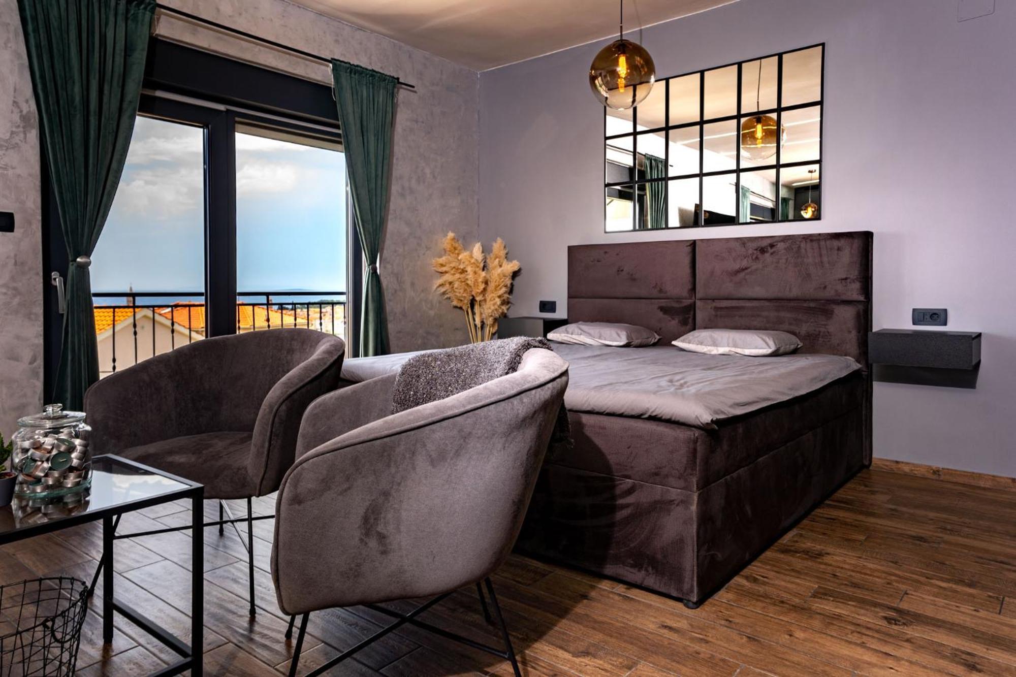 Modern Studio With A Beautiful View Rab Town Exterior foto