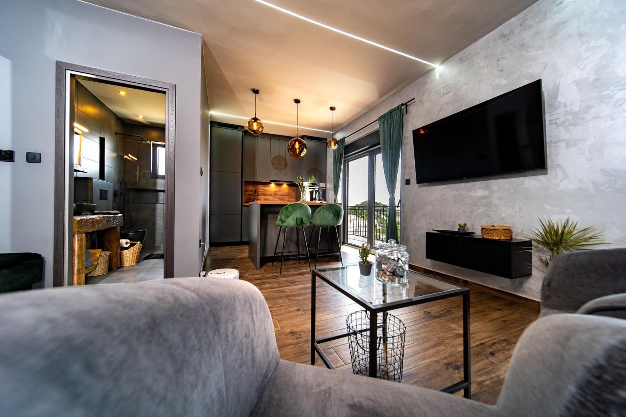 Modern Studio With A Beautiful View Rab Town Exterior foto